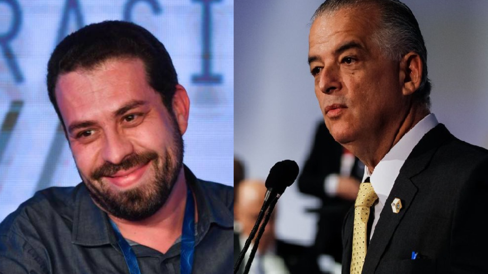 Guilherme Boulos e Márcio França