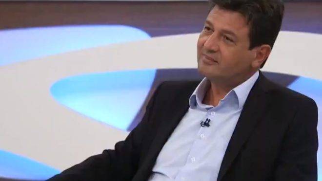 O ex-ministro da saúde Luiz Henrique Mandetta no Roda Viva