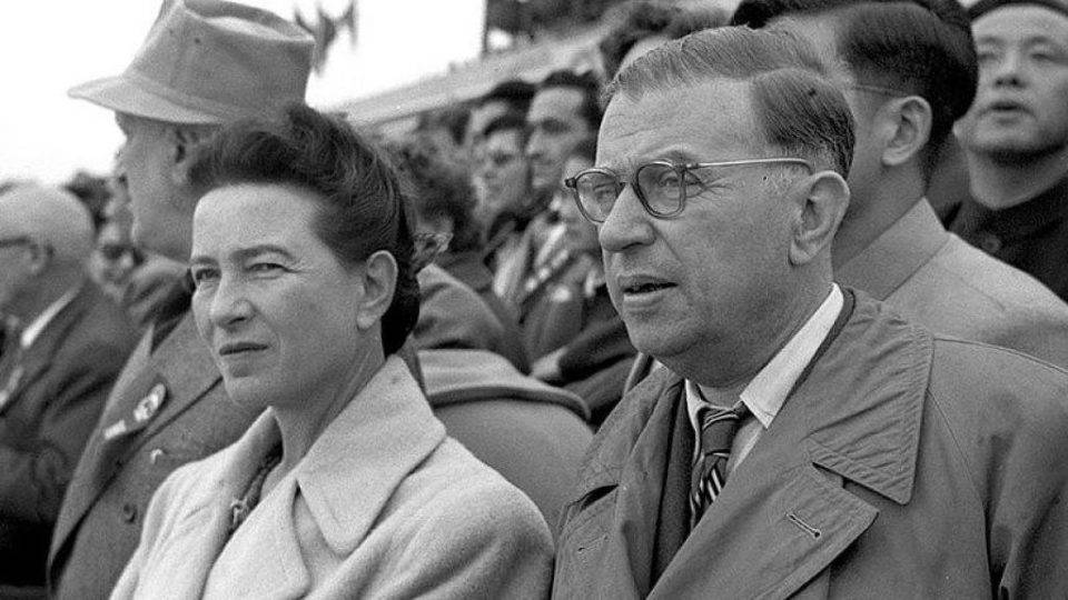Simone de Beauvoir e Jean-Paul Sartre em Pequim