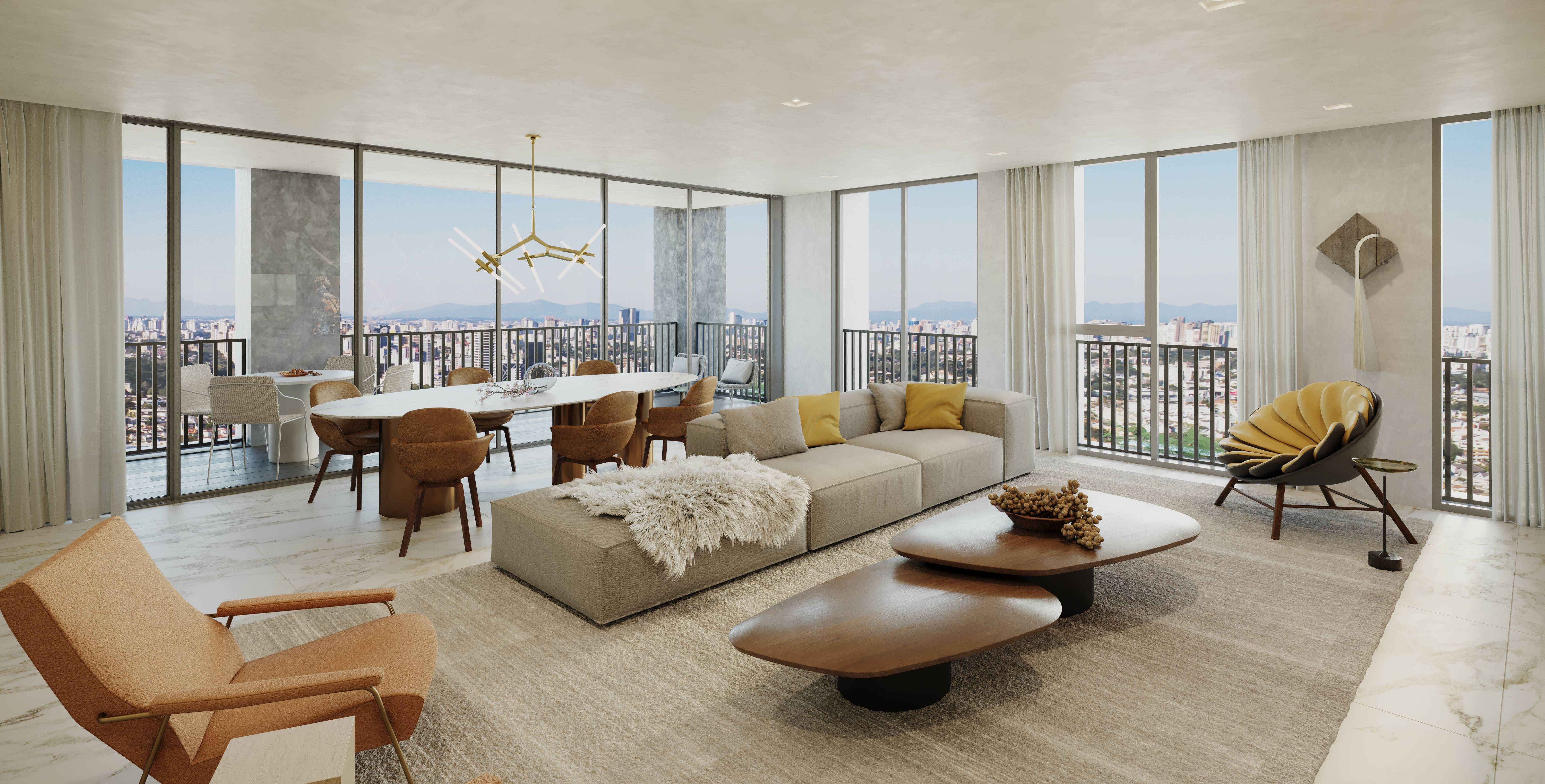 O design de interiores ficou por conta da Suite Arquitetos O design de interiores ficou por conta da Suite Arquitetos