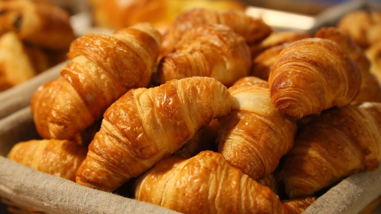 O croissant é um pão marcado por suas camadas. Foto: Pexels/Pixabay O croissant é um pão marcado por suas camadas. Foto: Pexels/Pixabay