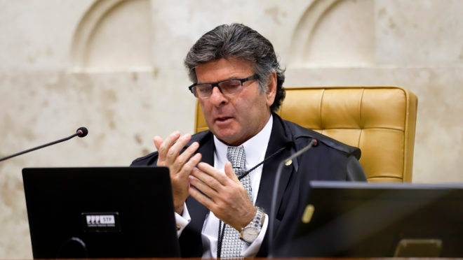 Ministro Luiz Fux, presidente do STF, profere o placar final do julgamento.