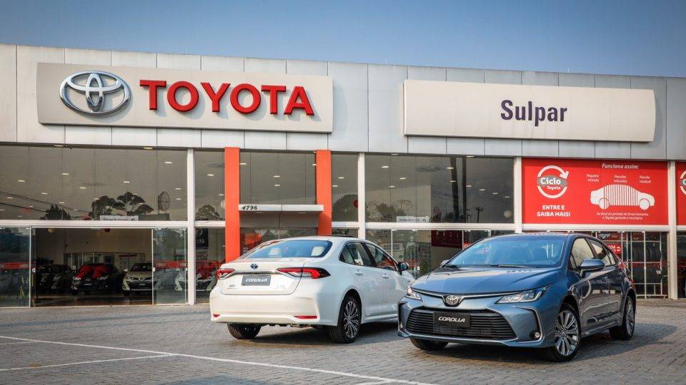 Toyota Corolla concessionária Sulpar