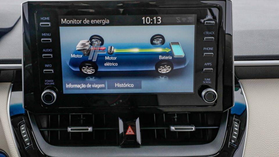 Toyota Corolla híbrido multimídia