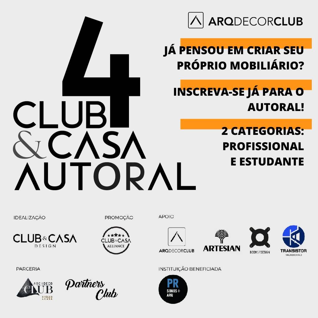 Em novo formato, esta edição foi idealizada pelas plataformas de relacionamento Club&Casa Design de São Paulo e ArqDecorClub, e tem como intuito a valorização do design de produto. Em novo formato, esta edição foi idealizada pelas plataformas de relacionamento Club&Casa Design de São Paulo e ArqDecorClub, e tem como intuito a valorização do design de produto.