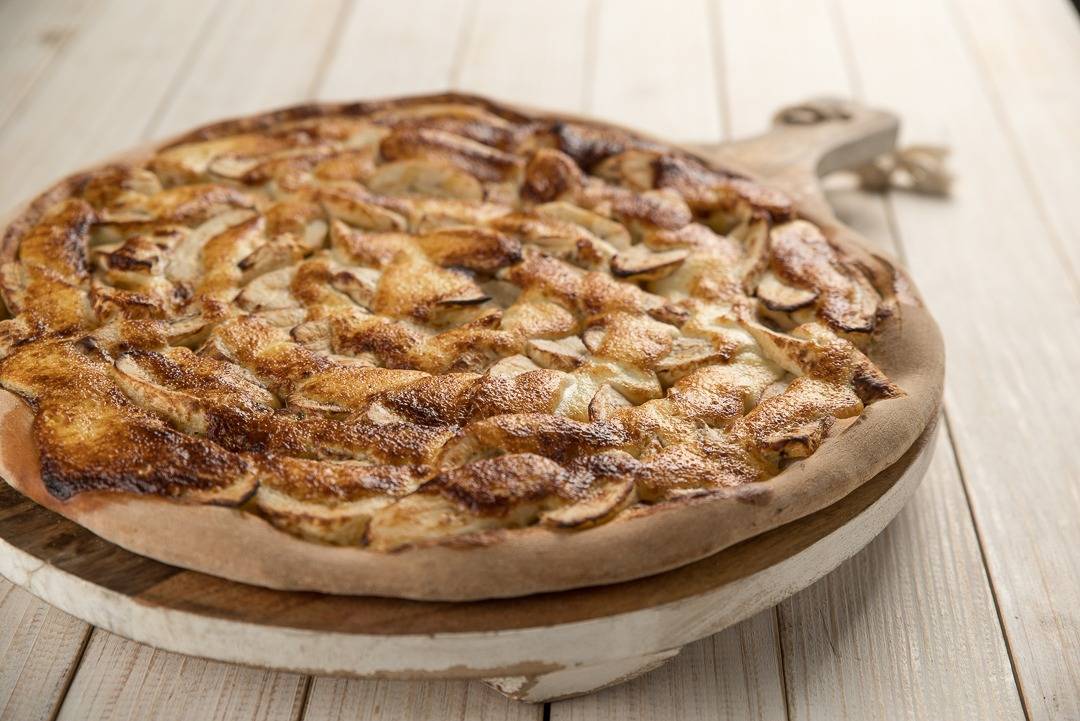 Pizza Prime Bigorrilho apresenta versão com banana. (Foto: Divulgação/Vina) Pizza Prime Bigorrilho apresenta versão com banana. (Foto: Divulgação/Vina)