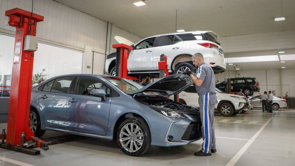 Oficina da concessionária Toyota Sulpar