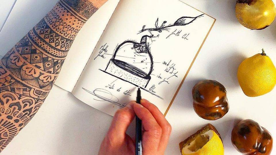 Cedric Grolet é conhecido por seus doces cuidadosamente desenhados.