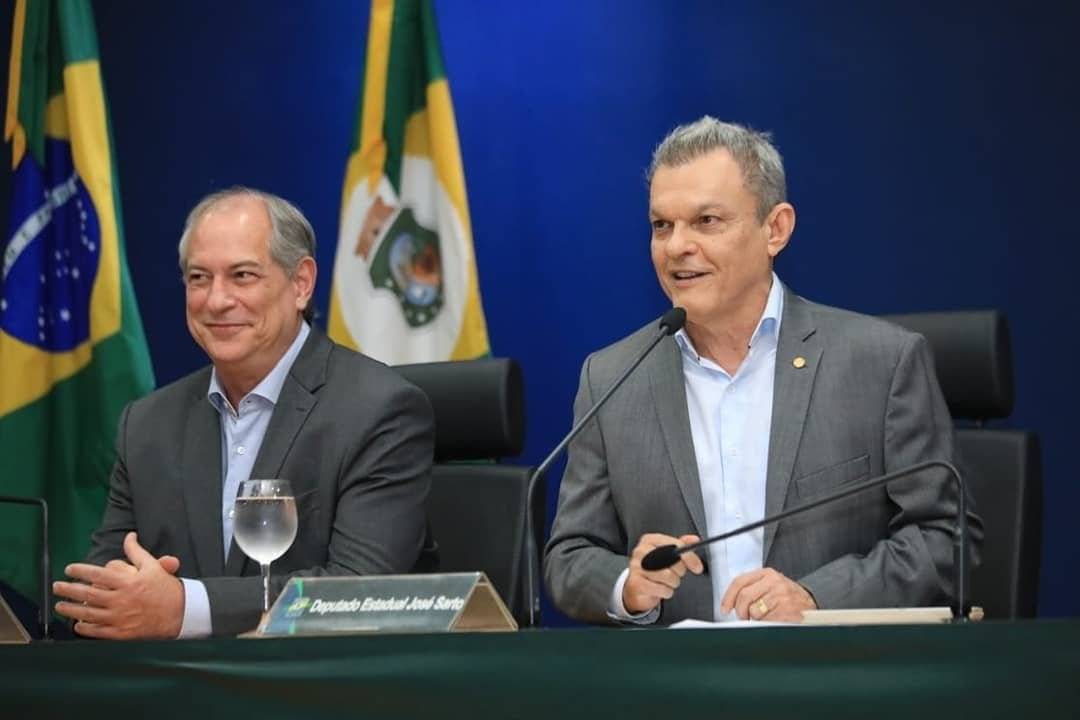 Ciro Gomes apoia candidatura de Sarto à prefeitura de Fortaleza.