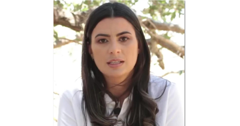 Dámaria Jácome (PP), candidata a vice-prefeita do município de João Dias, no Rio Grande do Norte.