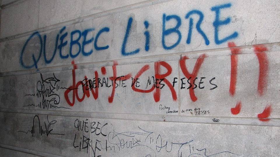 25 anos de um marco de um movimento independentista quebec canadá