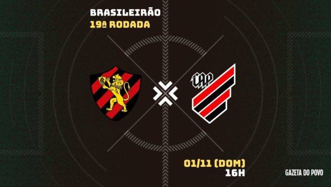 Sport e Athletico se enfrentam pela 19ª rodada do Brasileirão