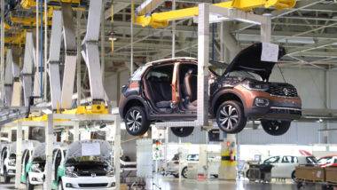Carro montado em São José dos Pinhais lidera vendas de SUVs na Argentina Linha de montagem da Volkswagen em São José dos Pinhais produz o T-Cross, SUV mais emplacada do país