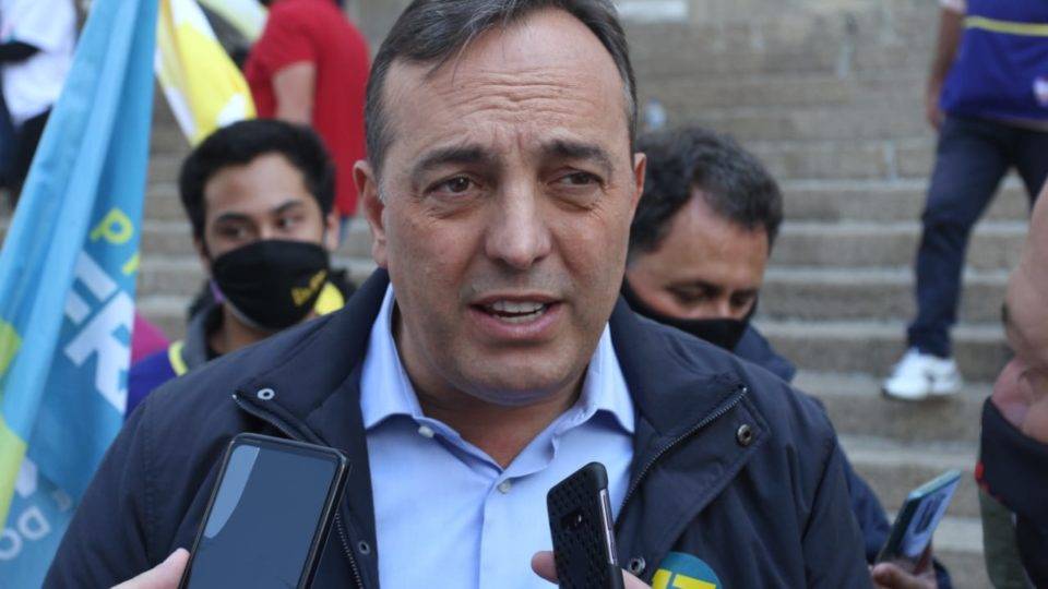 Francischini na praça
