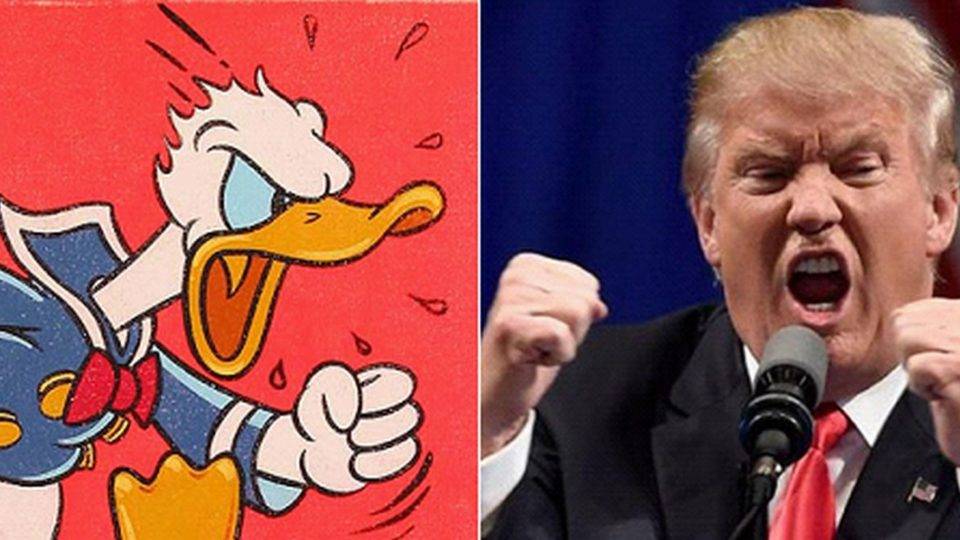 Trump e Pato Donald