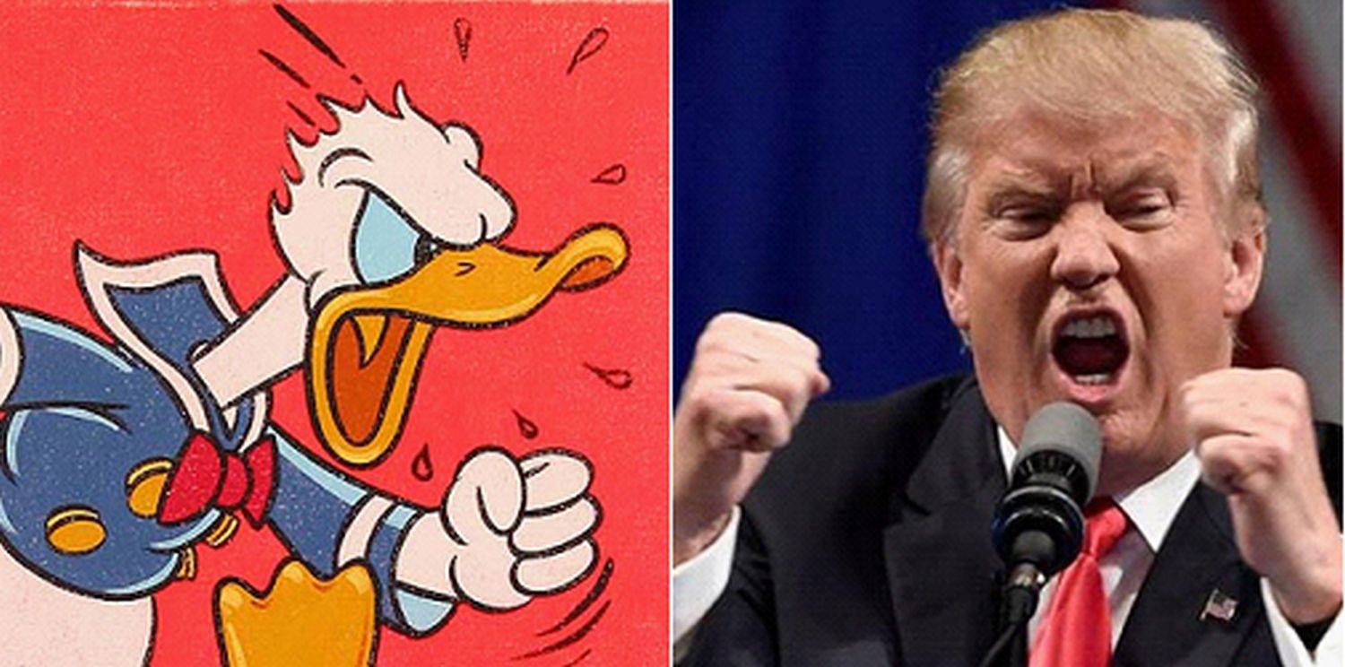 Trump e Pato Donald