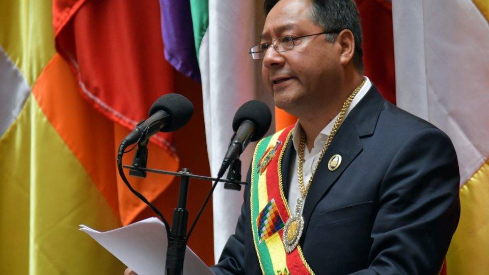 A diplomacia e a pólvora Luis Arce presidente da Bolívia