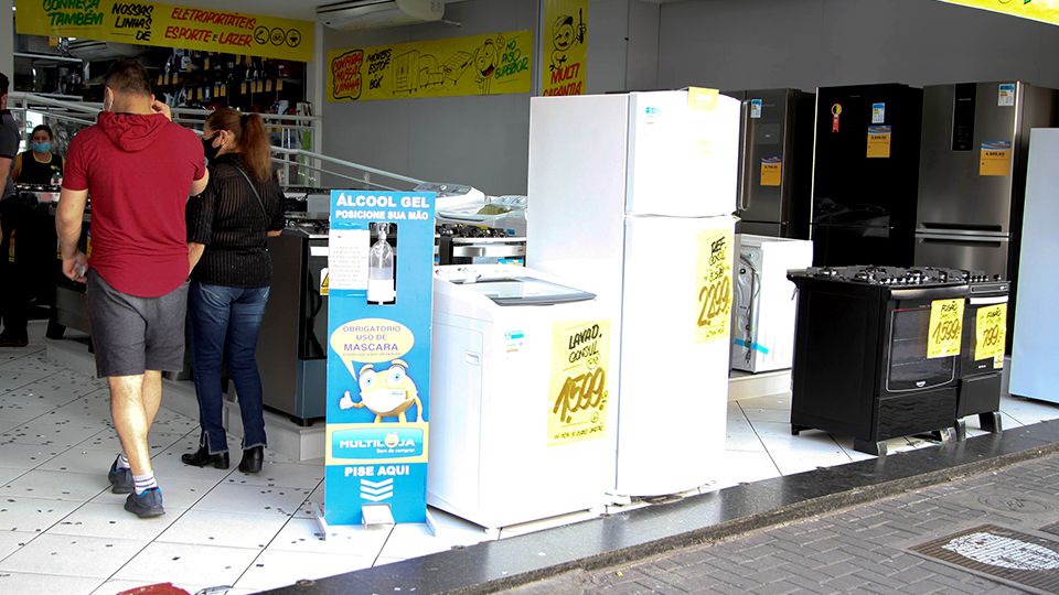 Vendas em crescimento no Paraná.