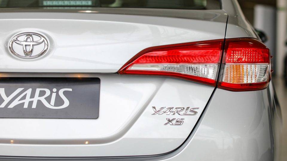 Toyota Yaris na concessionária Sulpar, em Curitiba