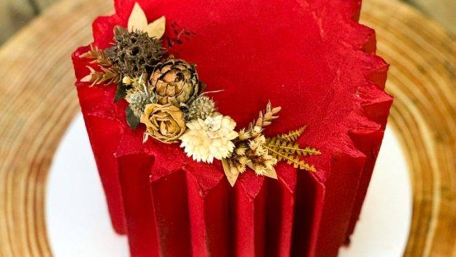 Panetone de origami.