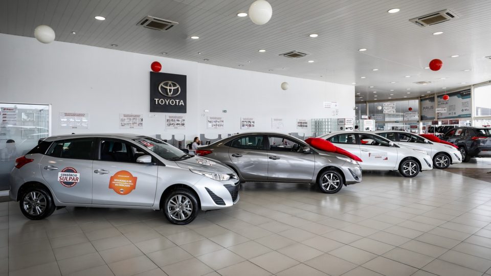 Showroom da Toyota Sulpar, em Curitiba