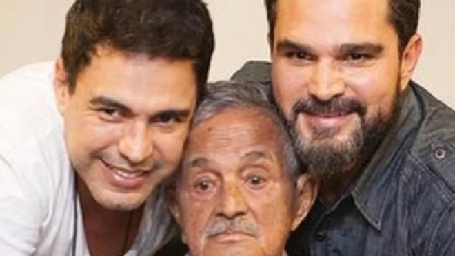 Francisco Camargo, pai de Zezé e Luciano, morre aos 83 anos de idade Francisco Camargo e os filhos