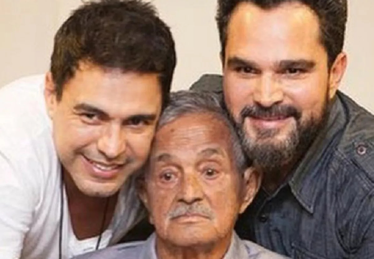 Francisco Camargo e os filhos