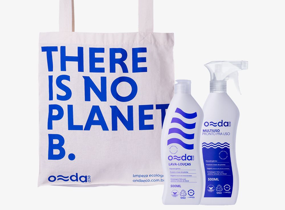 Produtos da empresa curitibana Onda Eco