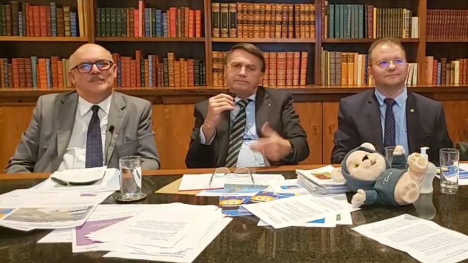 Educação foi o tema principal da live de Bolsonaro