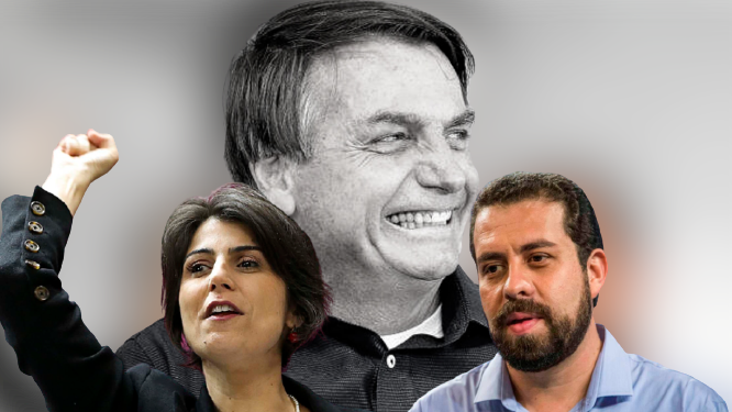 Boulos e Manuela D&#8217;avila, que disputam as prefeituras de São Paulo e Porto Alegre, surfam na rejeição ao presidente.