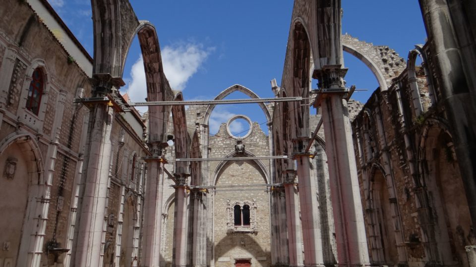 O Convento do Carmo, em Lisboa