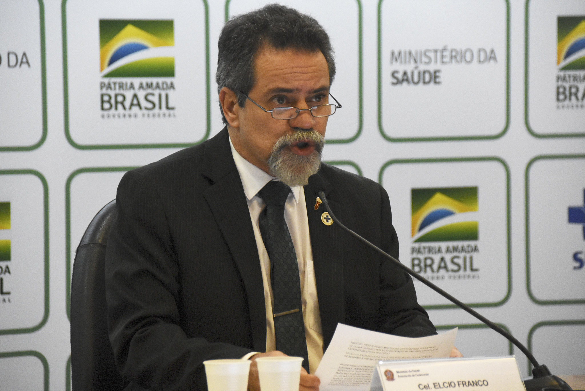 O secretário-executivo do Ministério da Saúde, Elcio Franco