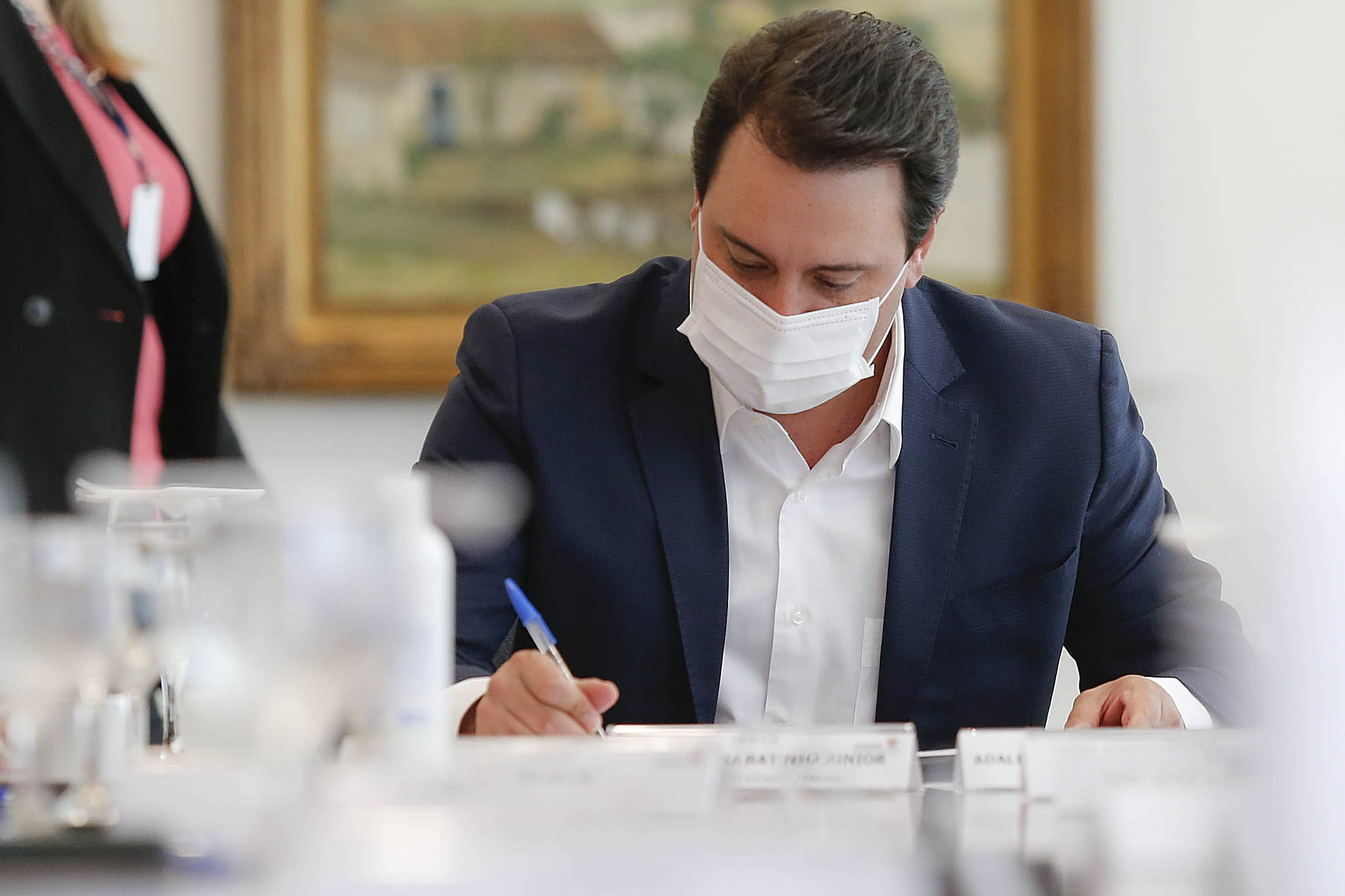 Governador do Paraná, Carlos Massa Ratinho Junior (PSD).