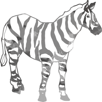 Ilustração zebra - startup Ilustração zebra - startup