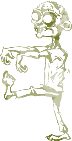 Ilustração - Zumbi Ilustração - Zumbi