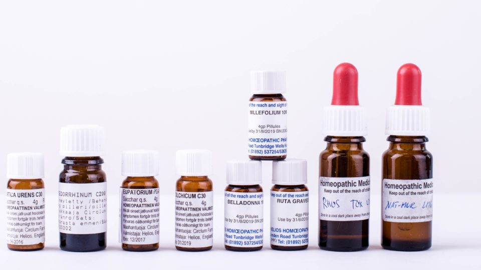 Remédios homeopáticos