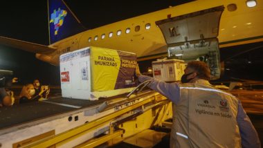 Chegada das vacinas de Oxford/AstraZeneca ao Paraná