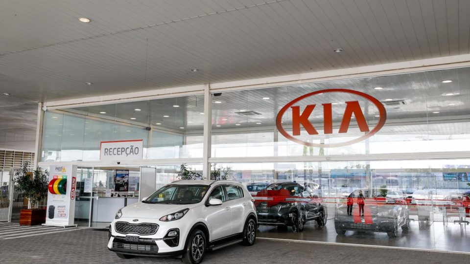 Recepção da Kia Sulpar concessionária Curitiba