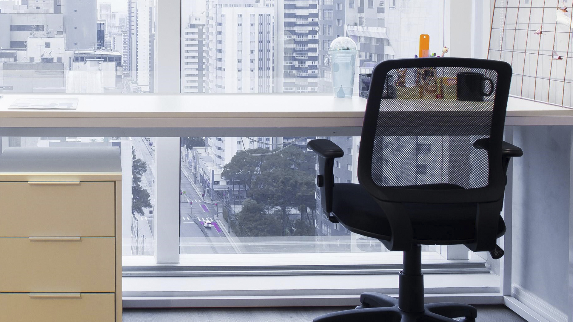 O ambiente de trabalho remoto inspirador também ajuda na produtividade