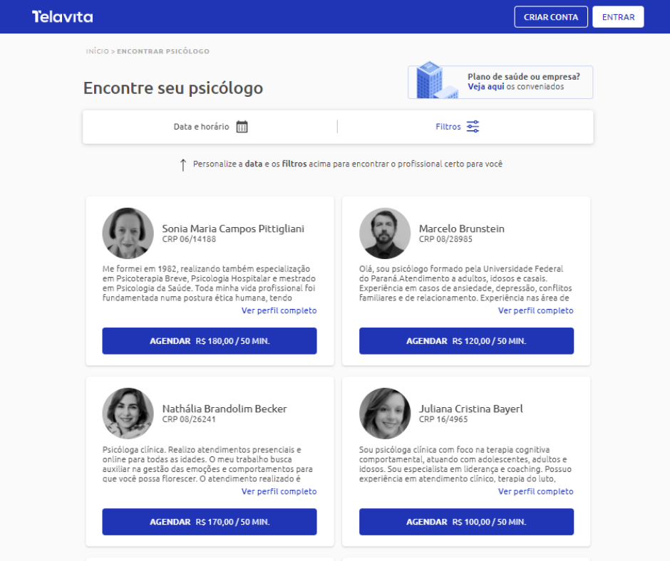 O usuário realiza a consulta dentro da plataforma, sem precisar recorrer a aplicativos terceiros. Foto: Reprodução/Telavita O usuário realiza a consulta dentro da plataforma, sem precisar recorrer a aplicativos terceiros. Foto: Reprodução/Telavita