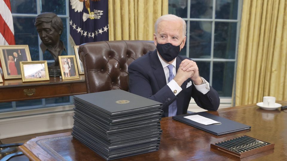A nova cara da América Joe Biden no Salão Oval