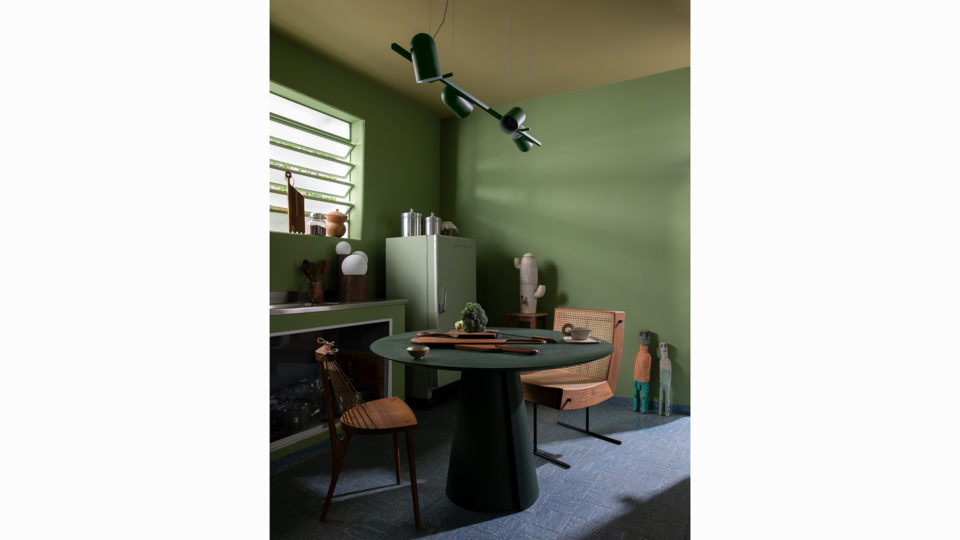 Verde mais temperado é um dos tons complementares de 2021 da Suvinil, que não é fosco nem muito vibrante.