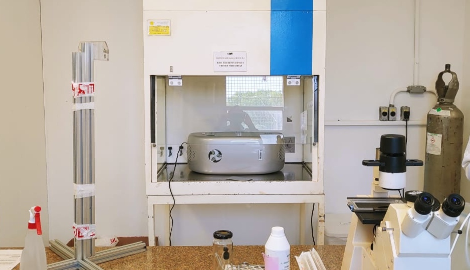 Equipamento Esterilix em fase de testes na Unicamp, onde foi comprovada sua eficácia. Fonte: Divulgação/MondoBello Equipamento Esterilix em fase de testes na Unicamp, onde foi comprovada sua eficácia. Fonte: Divulgação/MondoBello