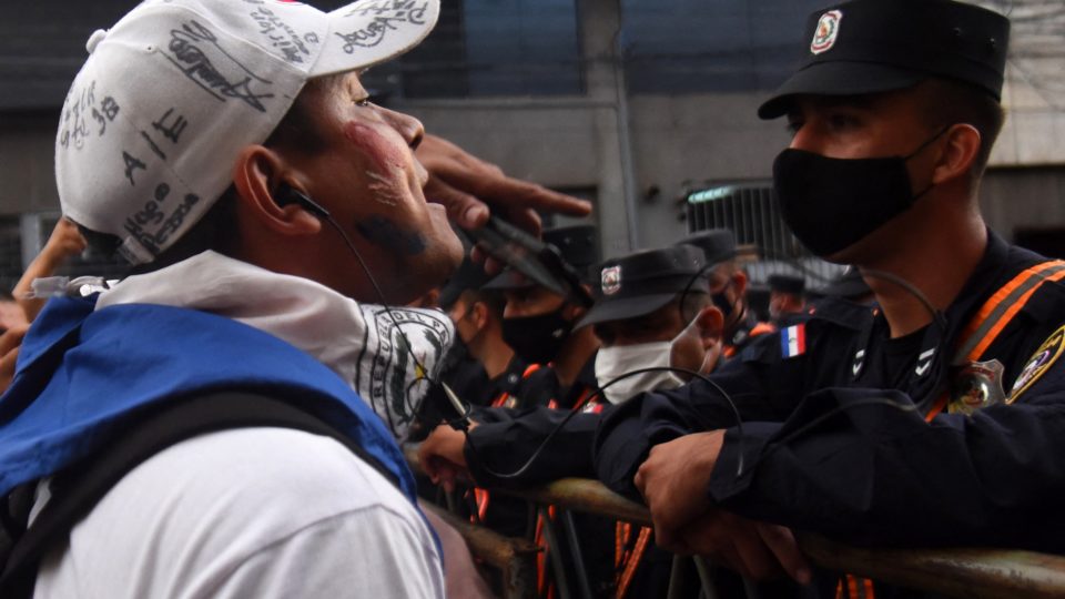 protesto paraguai