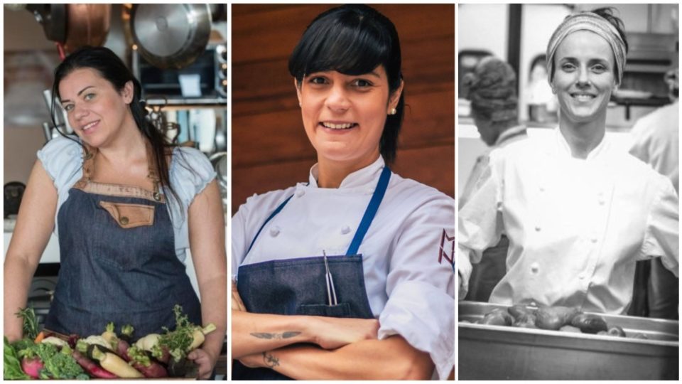 3 chefs brasileiras premiadas internacionalmente que você precisa conhecer Janaína Rueda, Manu Buffara e Helena Rizzo.