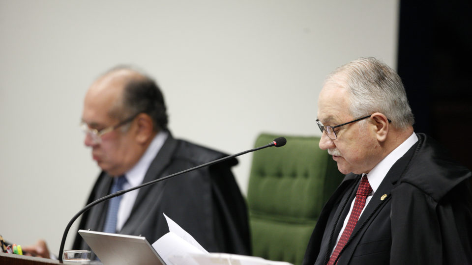 O STF e a vingança dos corruptos Gilmar Mendes e Edson Fachin durante sessão da Segunda Turma do STF.