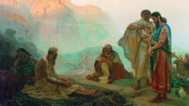 O dilema de Jó, ou: economia vs. vida Detalhe de Jó e seus Amigos, de Ilya Repin.