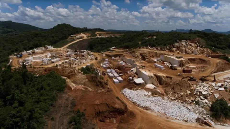 Uma das jazidas próprias do PR Grupo Paraná