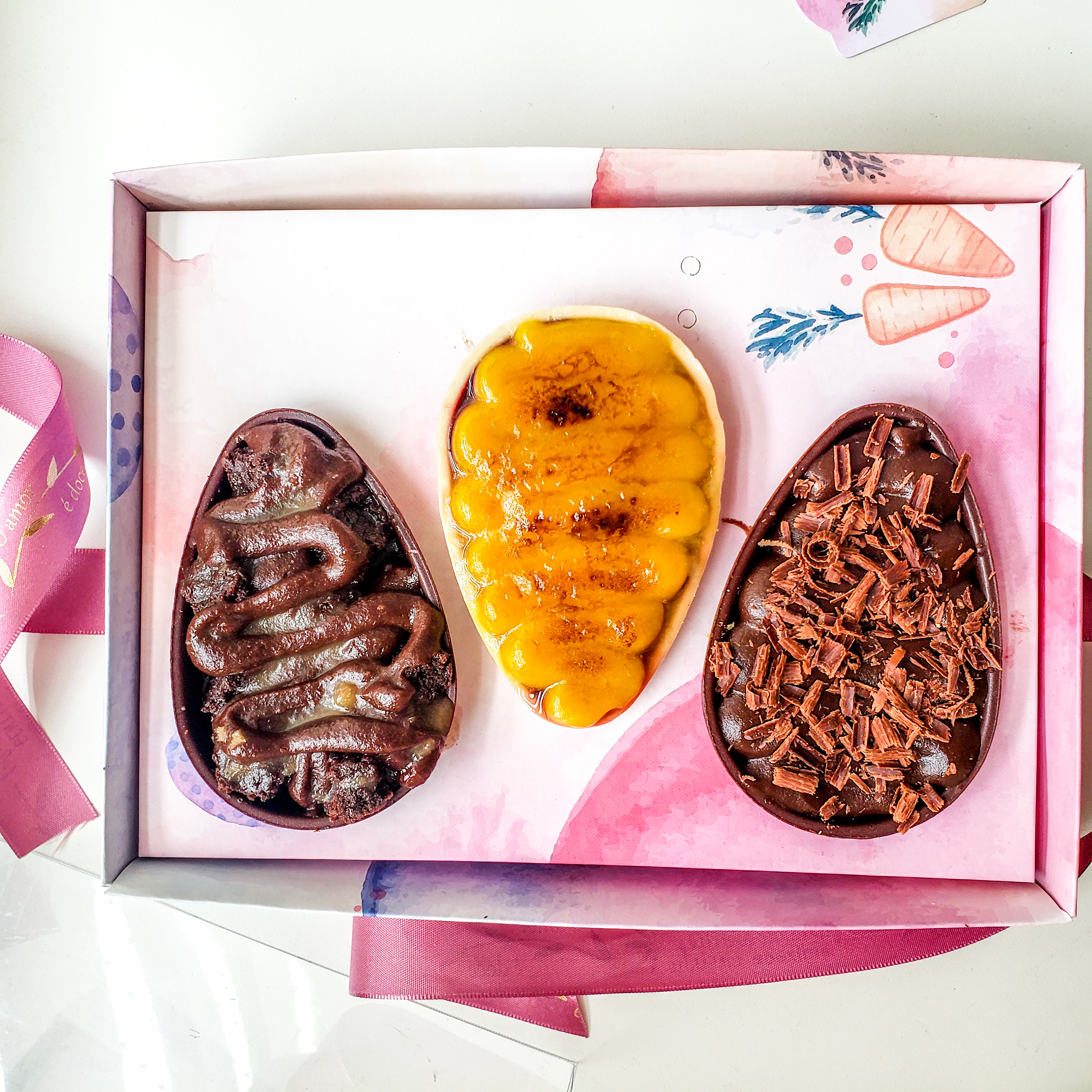 A LeTrio tem trio de ovos para quem quiser experimentar mais de um sabor. A LeTrio tem trio de ovos para quem quiser experimentar mais de um sabor.