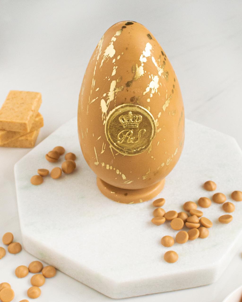 O chocolate Gold tornou o ovo paçoca um exemplo de sofisticação. O chocolate Gold tornou o ovo paçoca um exemplo de sofisticação.